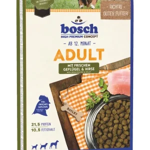 Versand Am Gleichen Tag Sparpaket bosch Adult Geflügel & Hirse 2 x 15kg Hundetrockenfutter